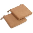 thumbnail image 1 of Blazing Needles 20-inch by 19-inch Spun Polyester Chair Cushion (Set of Two), 1 of 1
