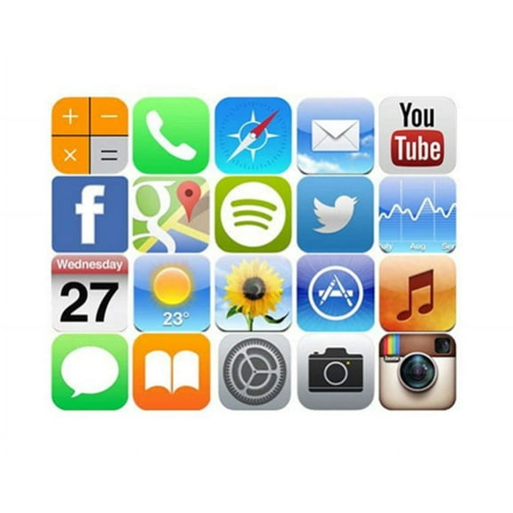 20 iphone ipad Mini 3cms Edible Wafer Cupcake Cup Cake Decoration Topper Images