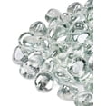 thumbnail image 1 of 20 lb Fire Glass Diamonds 1 Inch Clear Fire Glass for Propane Fire Pit, Decorative Fire Pit Glass for Gas Fireplace, 1 of 7