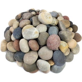 20 lbs Large River Rocks for Outdoor Landscaping, 3-4 Inch Decorative Pebbles for Landscaping Garden Yard Paving Fish Tank Plant Crafting Walkways and Painting