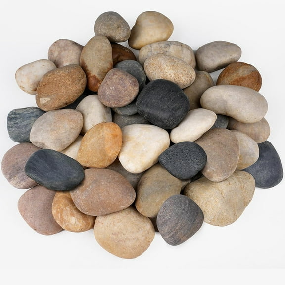 20 lbs Rocks for Outdoor Landscaping, 2"-3" Aquarium Rocks for Fish Tank, Natural Decorative Garden Stone for Plants, Flower Pots, Vase, Walkways, Yard