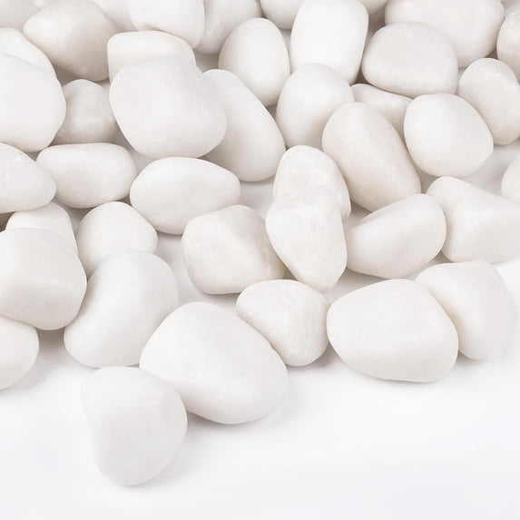 Walmart Rocks 20 lbs White Rocks for Landscaping, 1-2 inch Decorative Rocks for ...