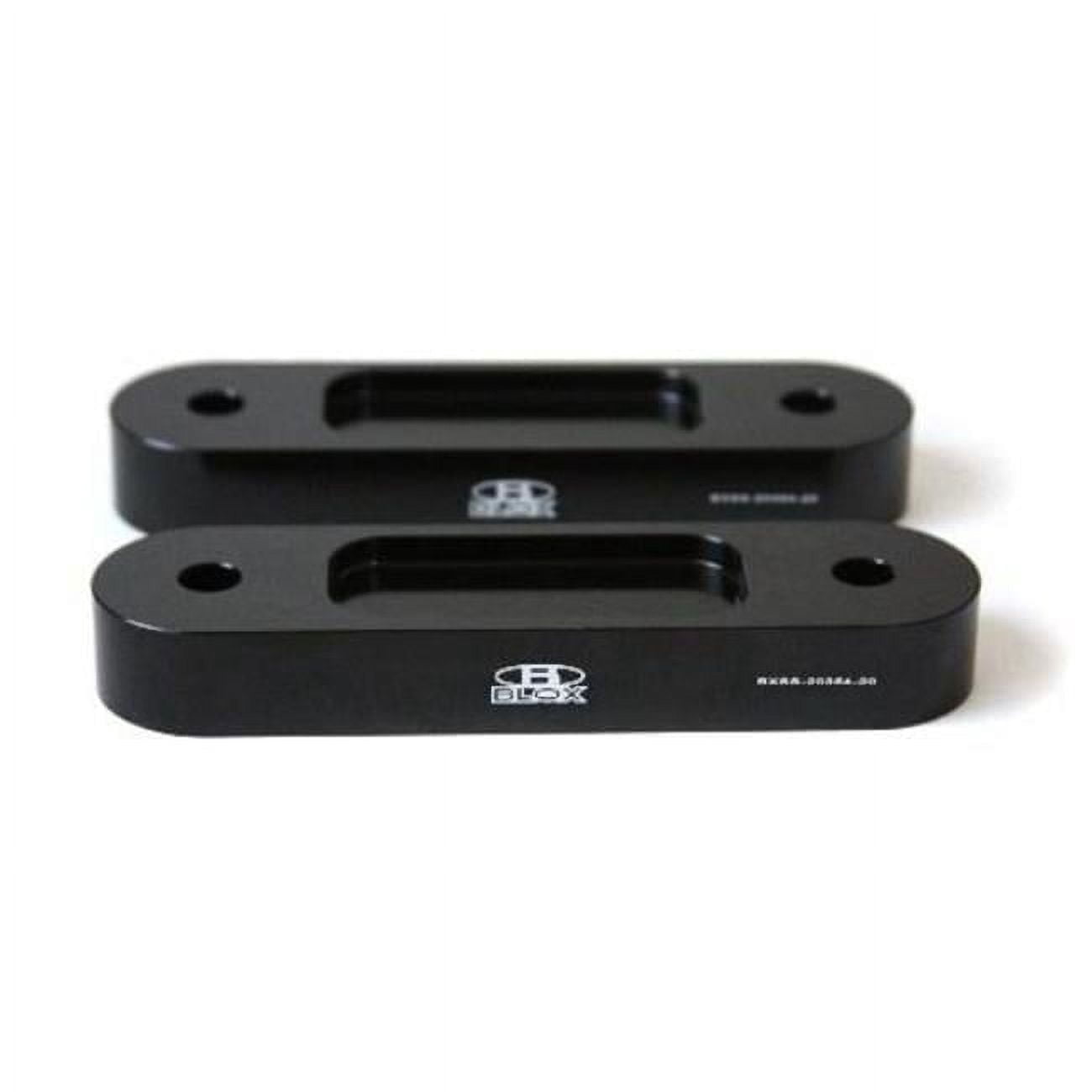 BLOX Honda S2000 Racing Front 12mm Thin Spacer Bump Steer Kit - Black (Lowered 1in and more) main image 1
