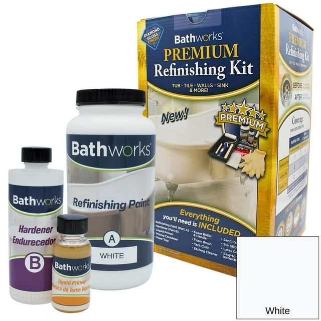 20 oz. DIY Bathtub and Tile Refinishing Kit White