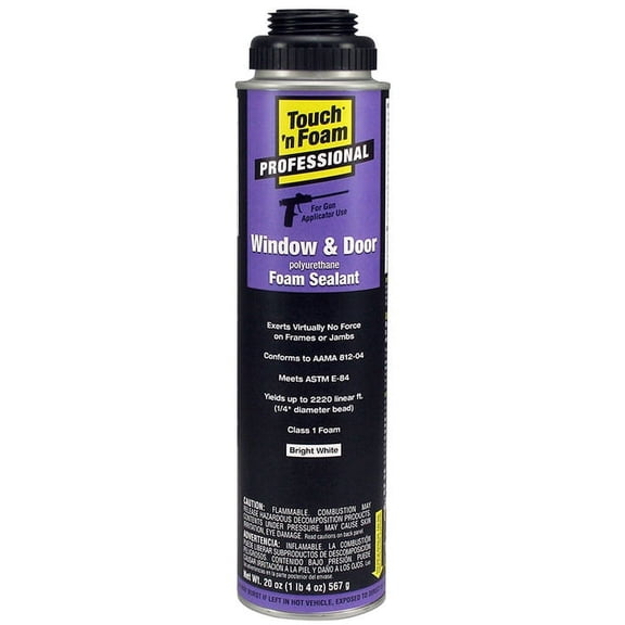 DAP Touch 'n Foam Window & Door Polyurethane Foam Sealant: 20.0 oz. (White) [12-pack]