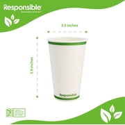 20 oz Hot Cups | Tree-Less  Compostable Paper