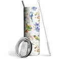 thumbnail image 1 of 20 oz Hummingbird Tumbler with Handle Lid and Straw,Hummingbird Stainless Steel Coffee Tumbler Mug Cup Watter Botter,Bird Gifts for Bird Lovers Women, Hummingbird Stuff/Accessories, 1 of 6