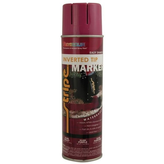 20 oz Inverted Tip Marking Paint, Purple