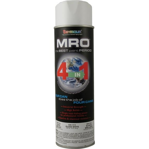 20 oz MRO High Solids Spray Paint, Gloss White