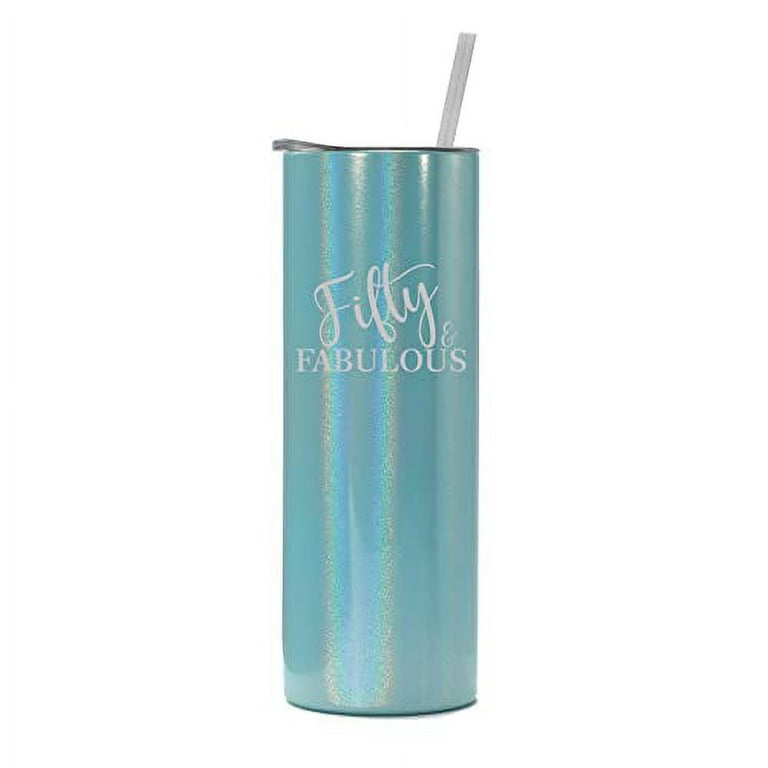 https://i5.walmartimages.com/seo/20-oz-Skinny-Tall-Tumbler-Stainless-Steel-Vacuum-Insulated-Travel-Mug-Cup-With-Straw-Fifty-And-Fabulous-50th-Birthday-Light-Blue-Iridescent-Glitter_35226d4b-f32e-48e9-a973-082caad4f97d.cc345d006b77fc8b2b1e6e46ff40b245.jpeg?odnHeight=768&odnWidth=768&odnBg=FFFFFF