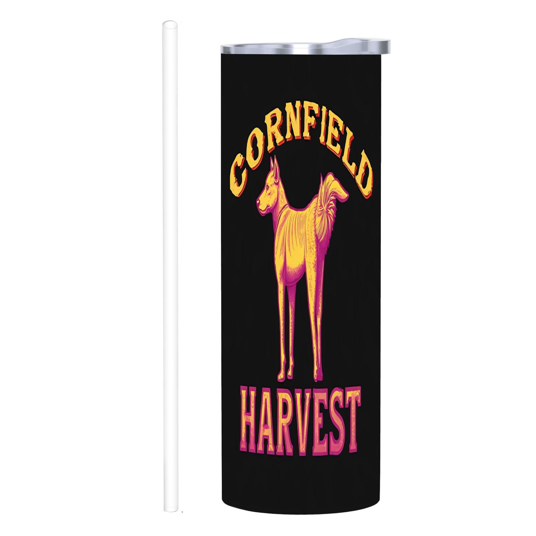 20 oz Stainless Steel Insulated Tumbler - Farm-Themed ' CORNFLEX ...