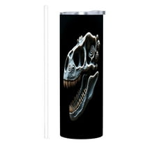 20 oz Stainless Steel Insulated Tumbler Screw - On Lid & Straw - Perfect for Home Office & Travel