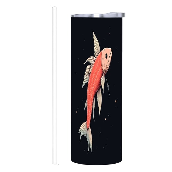 20 oz Stainless Steel Insulated Tumbler - Stylish Black Travel Mug with ...