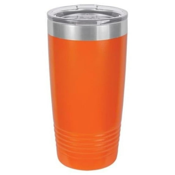 20 oz Stainless Steel Polar Camel Tumblers with Lid, Orange