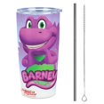thumbnail image 1 of 20 oz Stainless Steel Tumbler Cup with Lid for Barney and Friends Double Walled Insulated Travel Coffee Cup Keeps Drinks Cold & Hot, 1 of 7