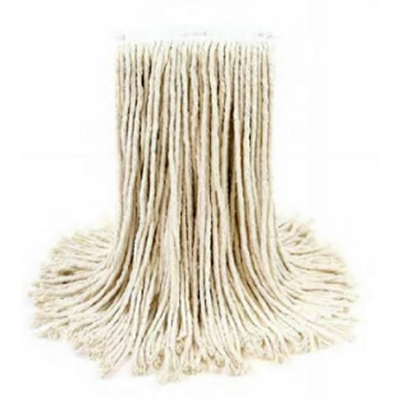 20 oz String 8-Ply Cotton Cut End Narrow Bend Mop Head - Pack of 12