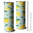 thumbnail image 1 of 20 oz Thermal Insulated Coffee Mug with LeakProof Lid Lemon Skinny Tumbler for Housewarming Wedding Birthday Gift, 1 of 7