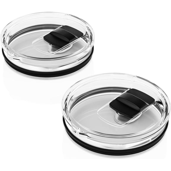 20 oz Tumbler Lid for YETI, 2 Pack Replacement Lids for YETI 20oz Tumbler & 10 oz Lowball, 10 oz Mug, Coffee Cup Covers with Magnetic Slider for Gift, BPA Free