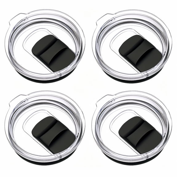 20 oz Tumbler Lid for Yeti4 Pack Replacement Lids Compatible with YETI 20 oz Tumbler, 10/24 oz Mug & 10 oz LowballSpill Proof Magnetic Slider Lid, Dishwasher Safe & BPA Free Cup Lids Covers