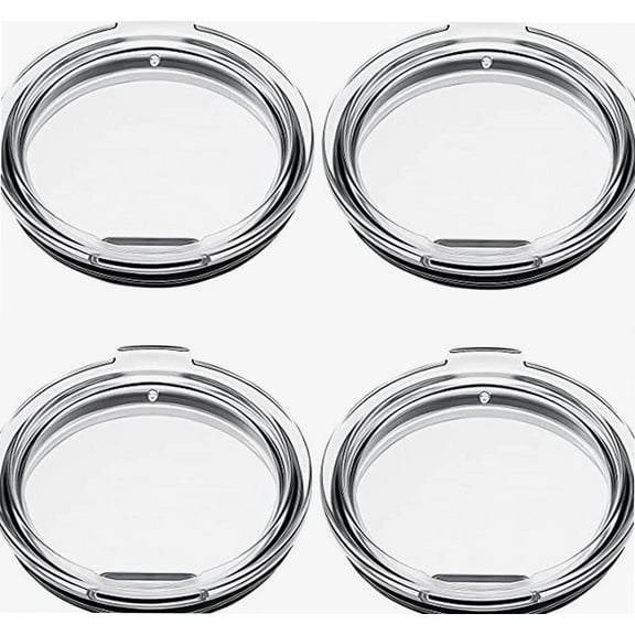 20 oz Tumbler Lids Replacement Spill-proof Splash Resistant Lid Cup Tumbler Lids Covers for YETI Rambler,Old Style Rtic and More Travel Mugs 4 Pack