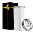 thumbnail image 1 of 20 oz Tumbler Stainless Steel Tumblers with Lid Double Wall Vacuum Insulated Coffee Mug 20oz Cup for Hot and Cold Drinks, White, 1 pack, 1 of 10
