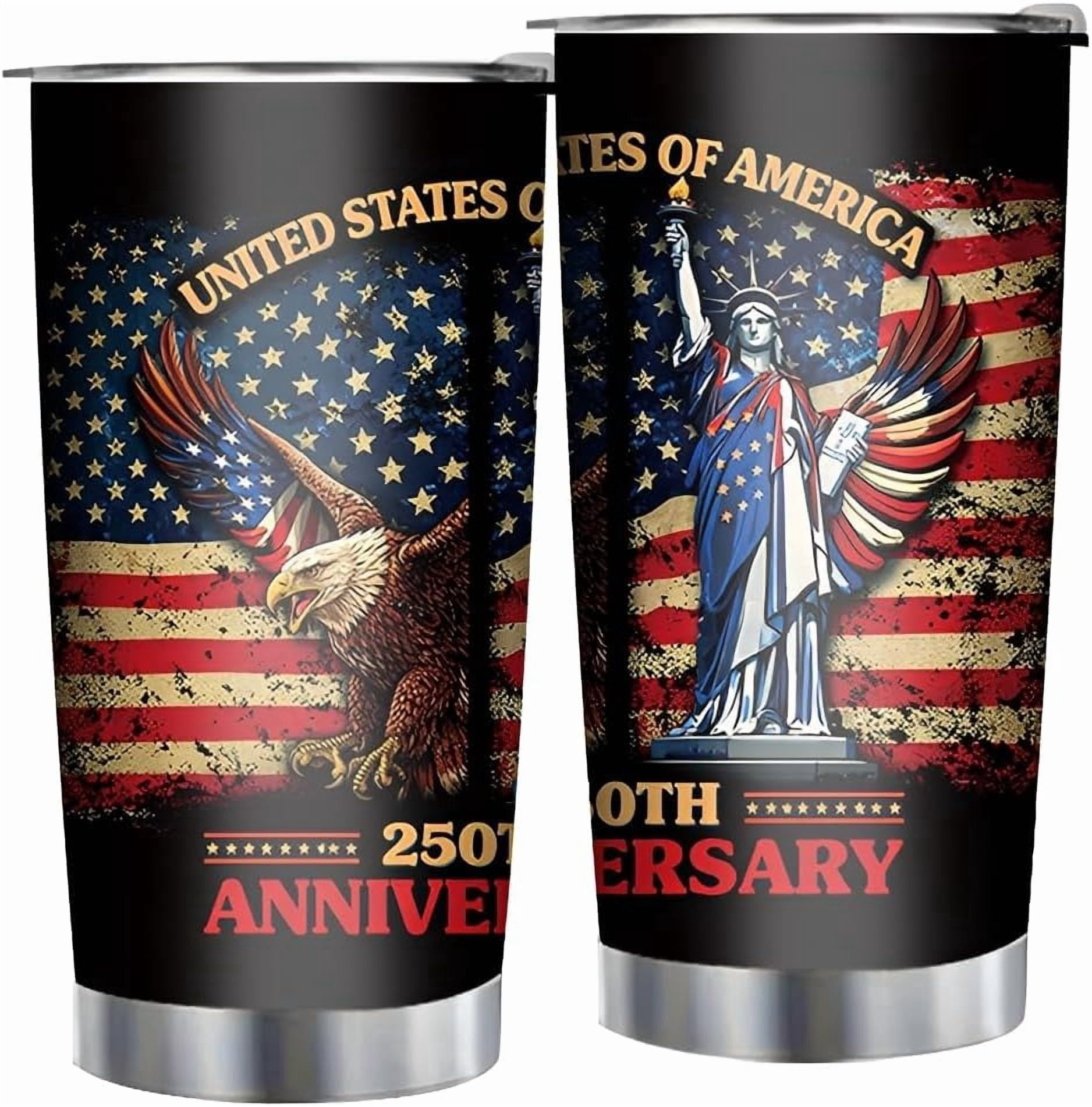20 oz USA 250th Anniversary Tumbler 1776–2026, We The People