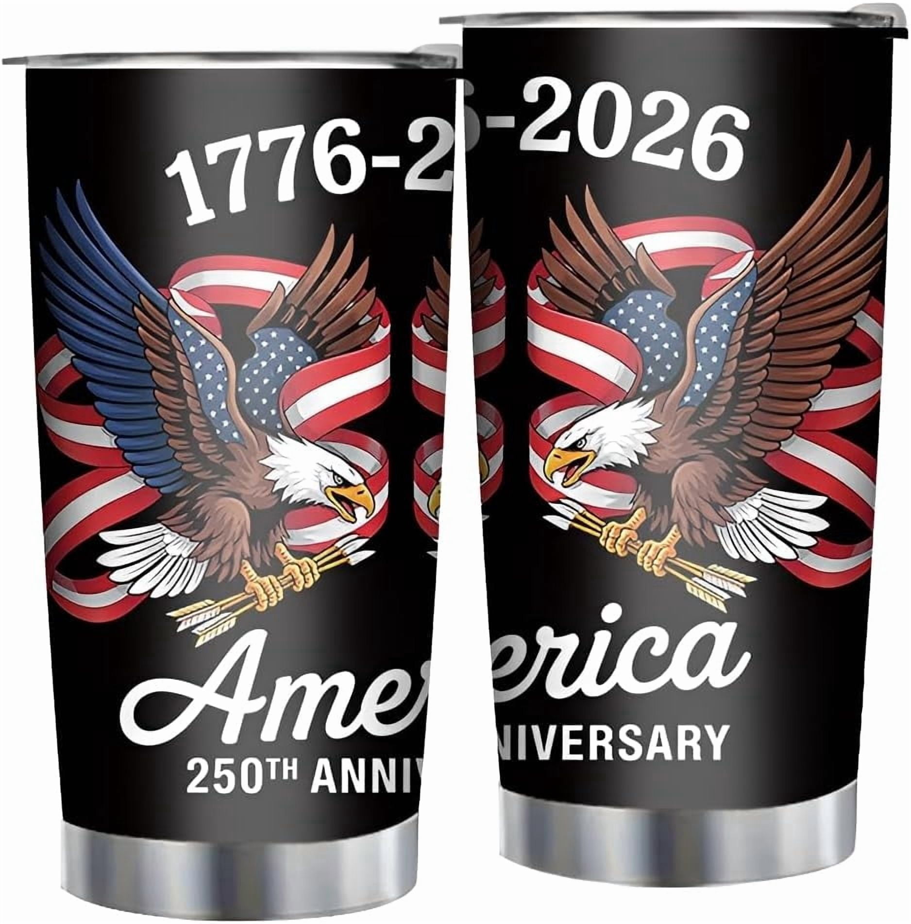 20 oz USA 250th Anniversary Tumbler 1776–2026, We The People