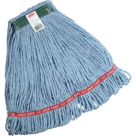 20 oz Wed Foot Blend Wet Mop, Blue