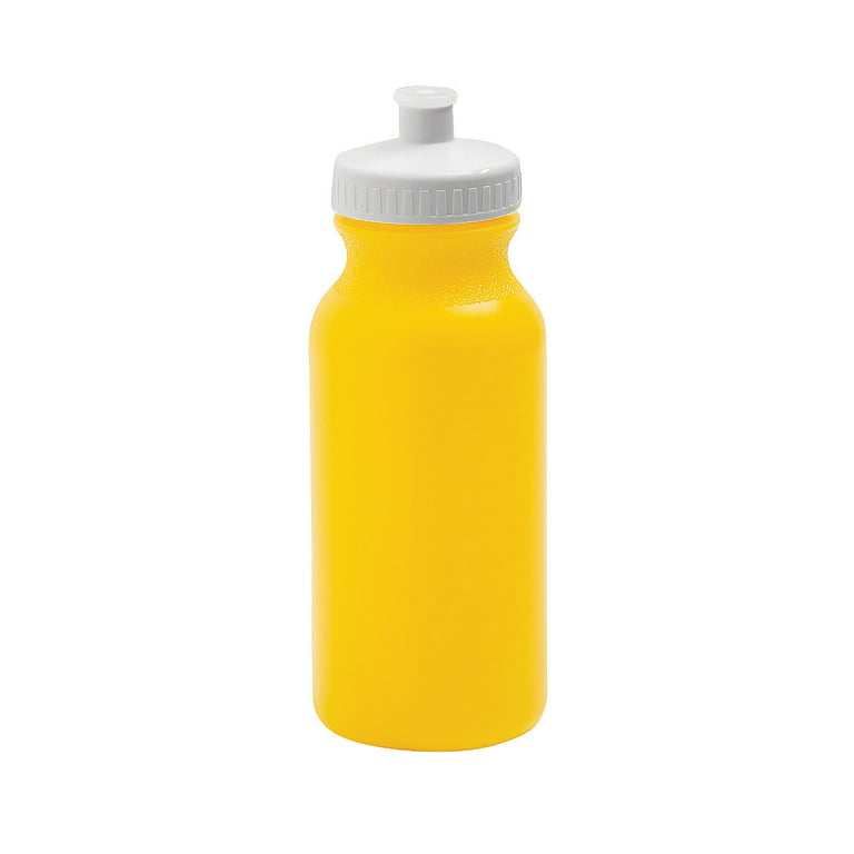 Pure Water Plastic Bottle Bright Yellow Background Stock Photo by  ©Fotofabrika 298802986