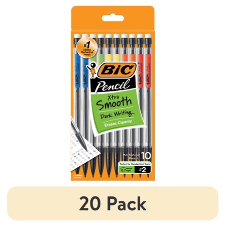 (20 pack) BIC Xtra Smooth Mechanical Pencils 0.7 mm, 10 Count Pack