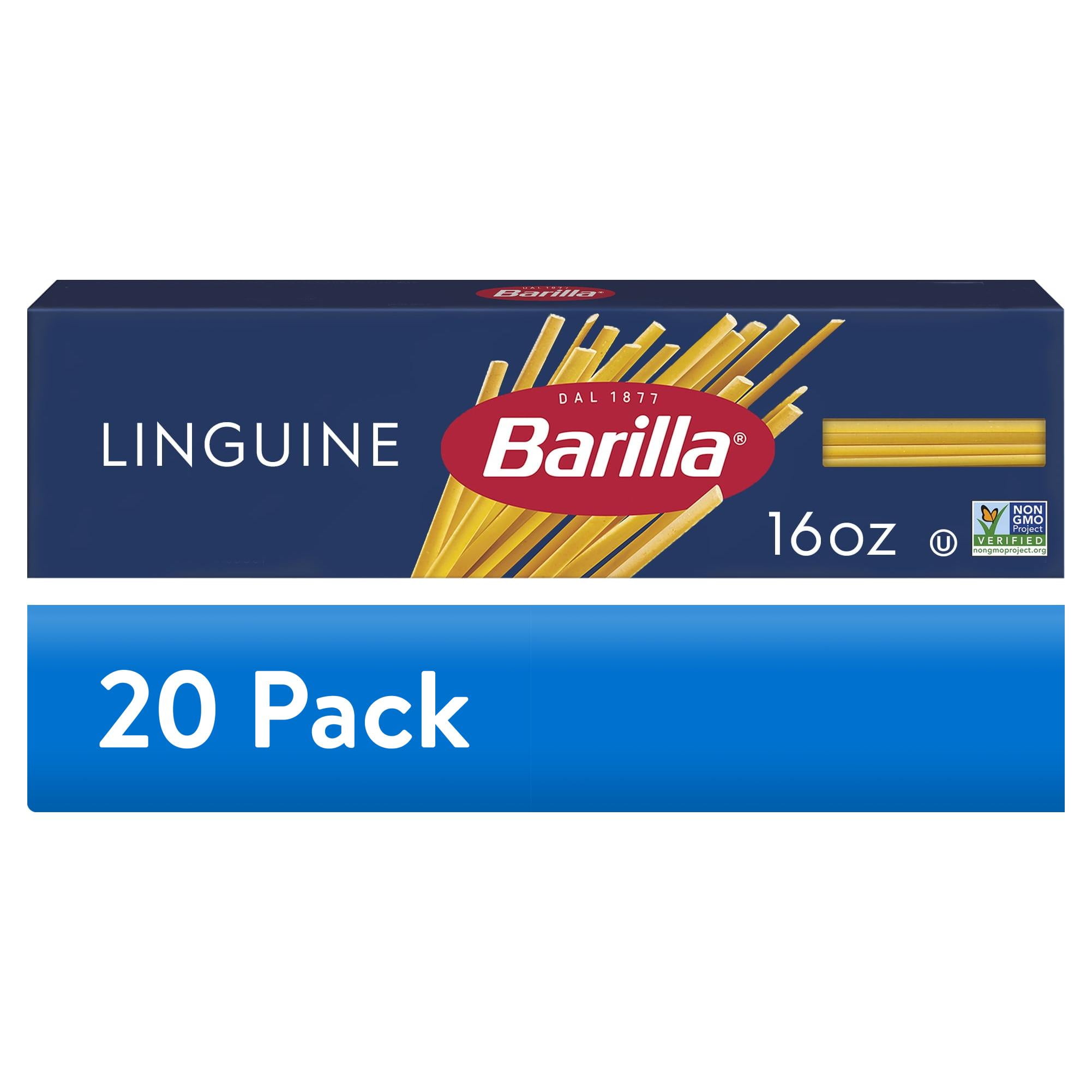 (20 pack) Barilla Classic Non-GMO, Kosher Certified Linguine Pasta, 16 oz