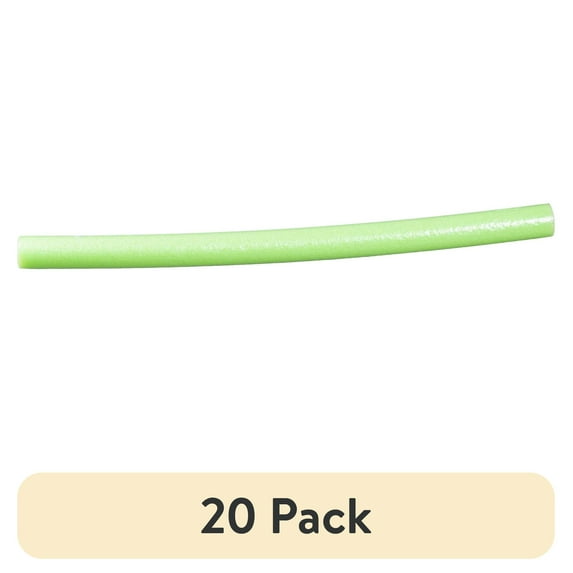 (20 pack) Big Joe Super Swim Pool Noodle (Single Unit), Green, 50 inches long