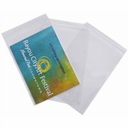 20 pack CLEAR Sleeves 6-7 16 x 9 for 4x6 Cardstock Folders Frames sold in 10 s