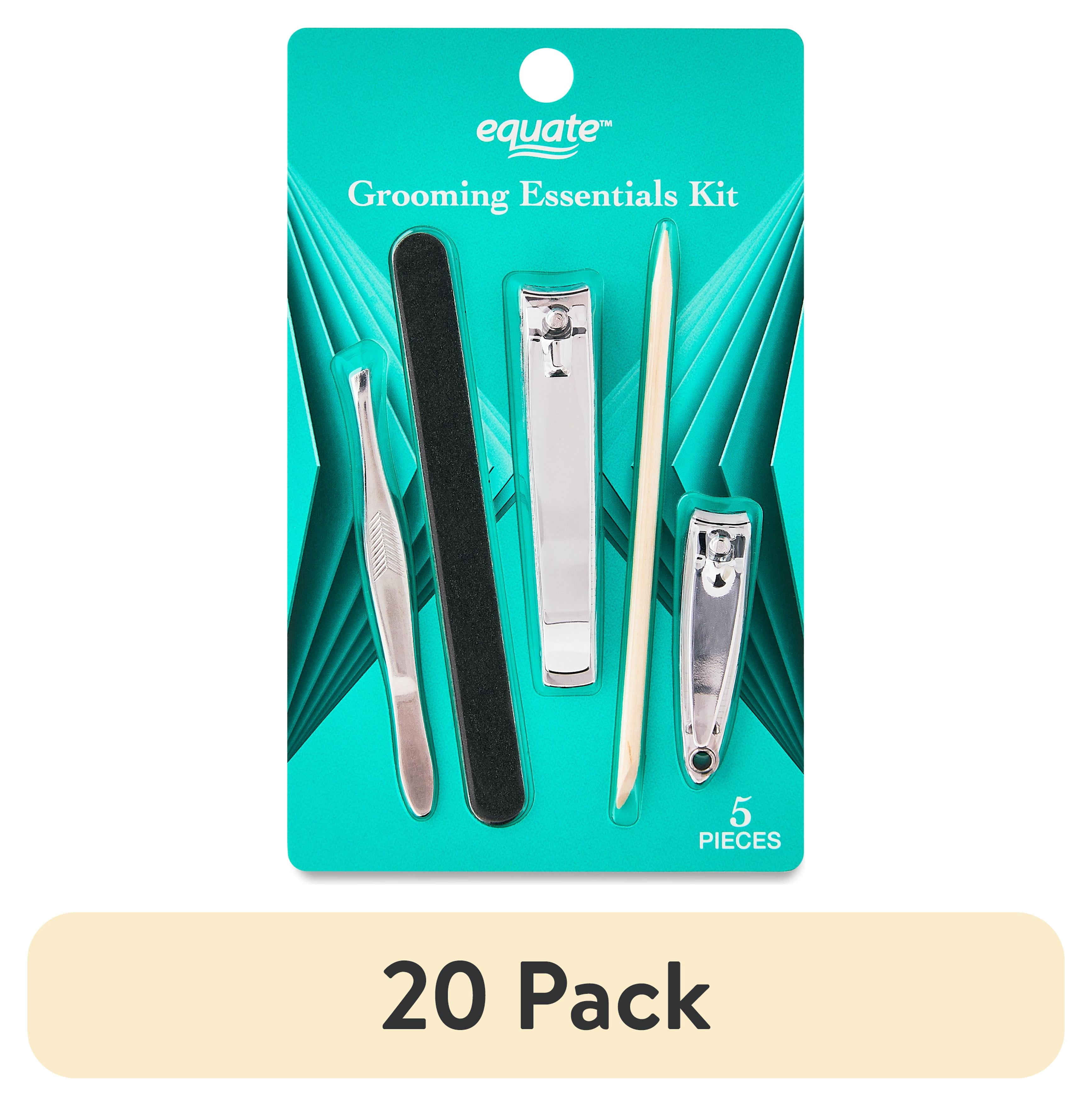 (20 pack) Equate Grooming Essentials Kit for Nail Care, 5 Pieces