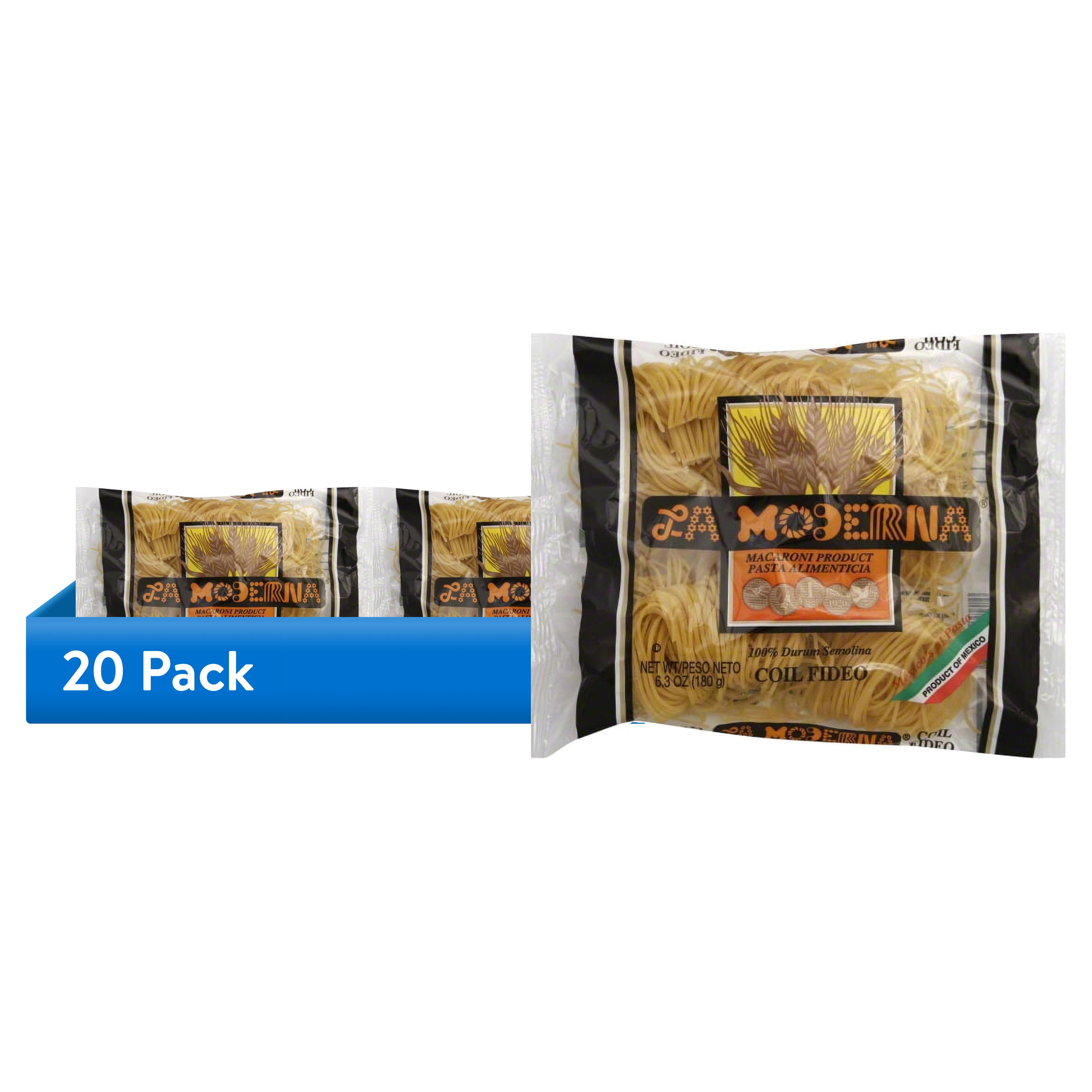 (20 pack) La Moderna Coil Fideo Pasta, 6.3 oz