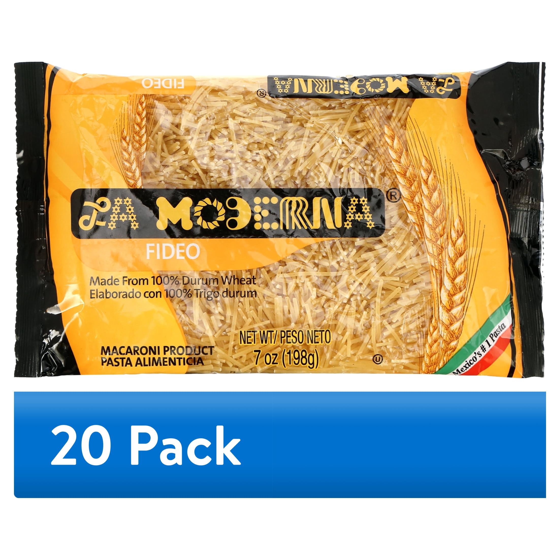 (20 pack) La Moderna Fideo Macaroni, 7.05 oz