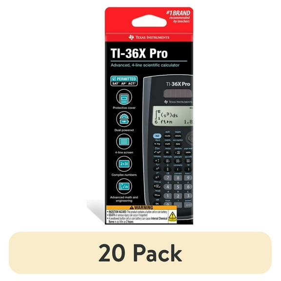 (20 pack) Texas Instruments TI-36X Pro Scientific Calculator