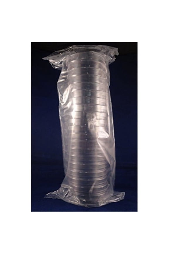 20 Pack Sterilized Petri Dishes, 100 Millimeter Diameter, Polystyrene