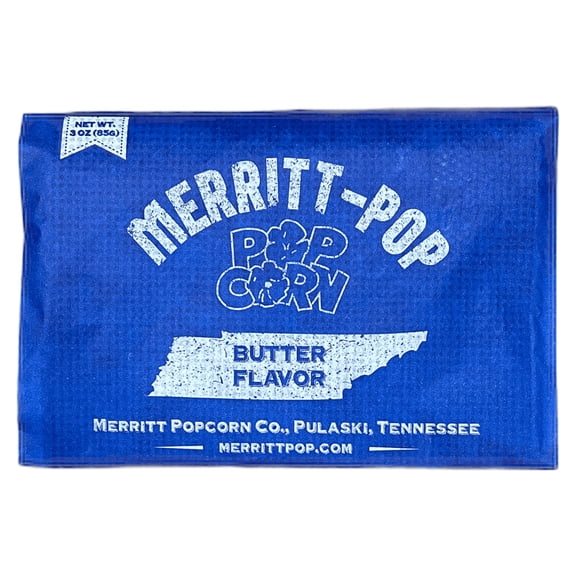 20 packs Merritt-Pop Tennessee Microwave Popcorn (Butter)