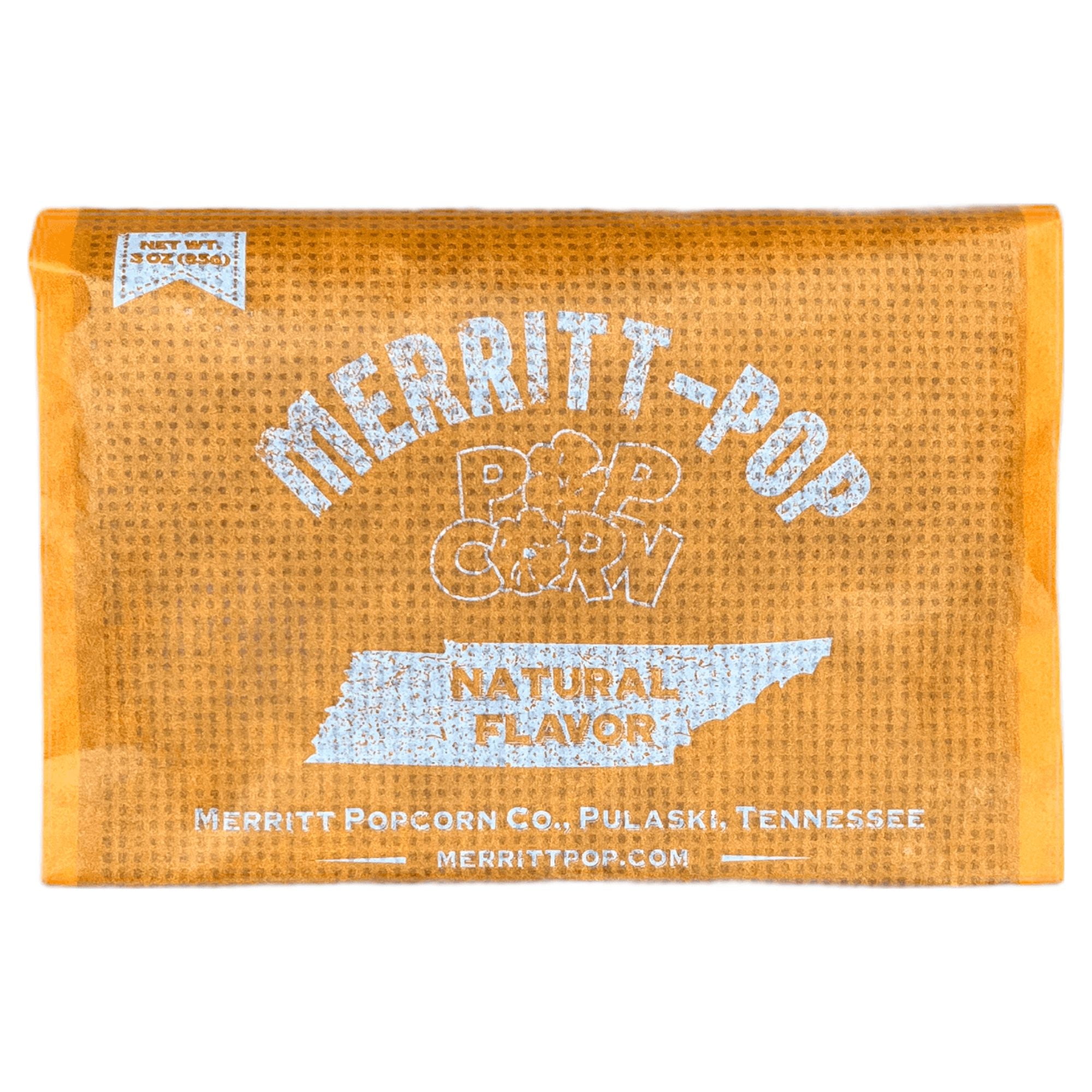 20 packs Merritt-Pop Tennessee Microwave Popcorn (Natural)