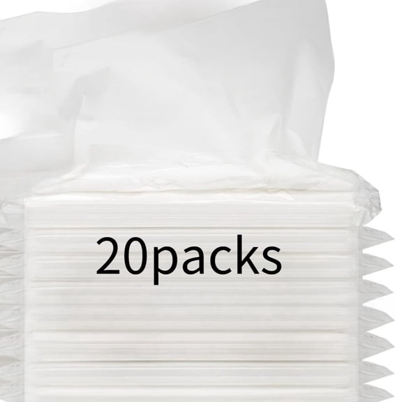 Disposable Dry Car Tissue Refills, 20 Packs, 50 Sheets Per Pack, Portable Pull-Out Facial Tissues, Ideal for Car Sun Visor, Kitchen, Bathroom, Dining and Travel
