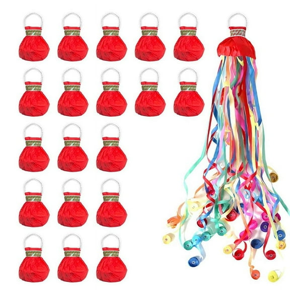 20 * party poppers-Red