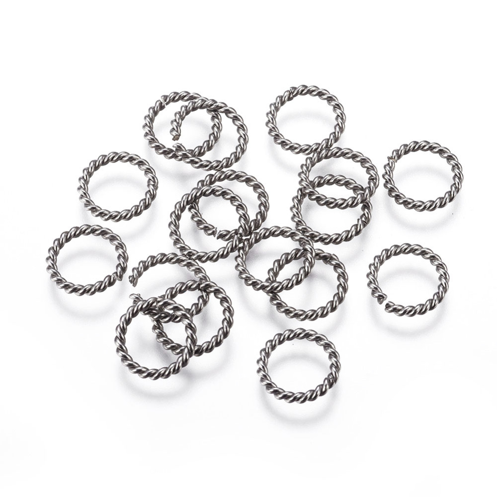 20 pc Non-Tarnish 304 Stainless Steel Jump Rings Open Jump Rings ...