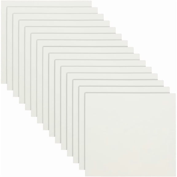20 pc Paper Picture Photo Frame Mat Square White 201x201x1mm DIY