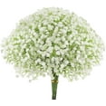 thumbnail image 1 of 20 pcs Baby Breath Flowers White Gypsophila Bouquets, Real Touch White Fake Flowers UV Resistant Fake White Flowers for Wedding Party Home Decoration, 1 of 5