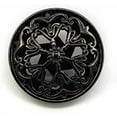 thumbnail image 1 of 20 pcs Black Retro Double Layer Openwork Metal Shank Sewing Coat Buttons -25mm -1", 1 of 5