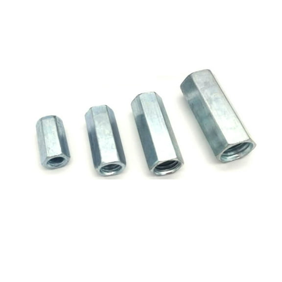 (20 pcs) Carbon Steel Hexagonal Link Posts for Mechanical Electrical M5x15mm (8mm opposite sides).