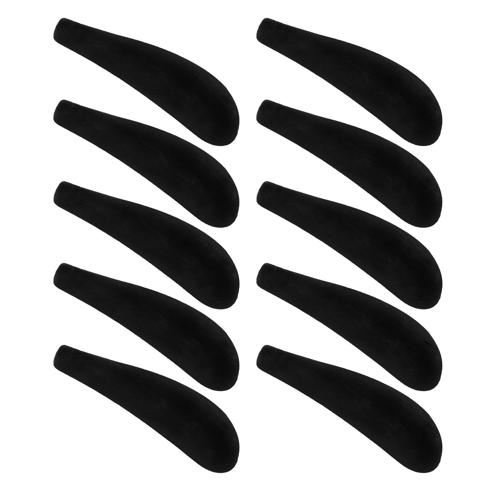 10 Stück Kleiderbügel Schulterpolster - Samt, Rutschfeste Hanger Pads