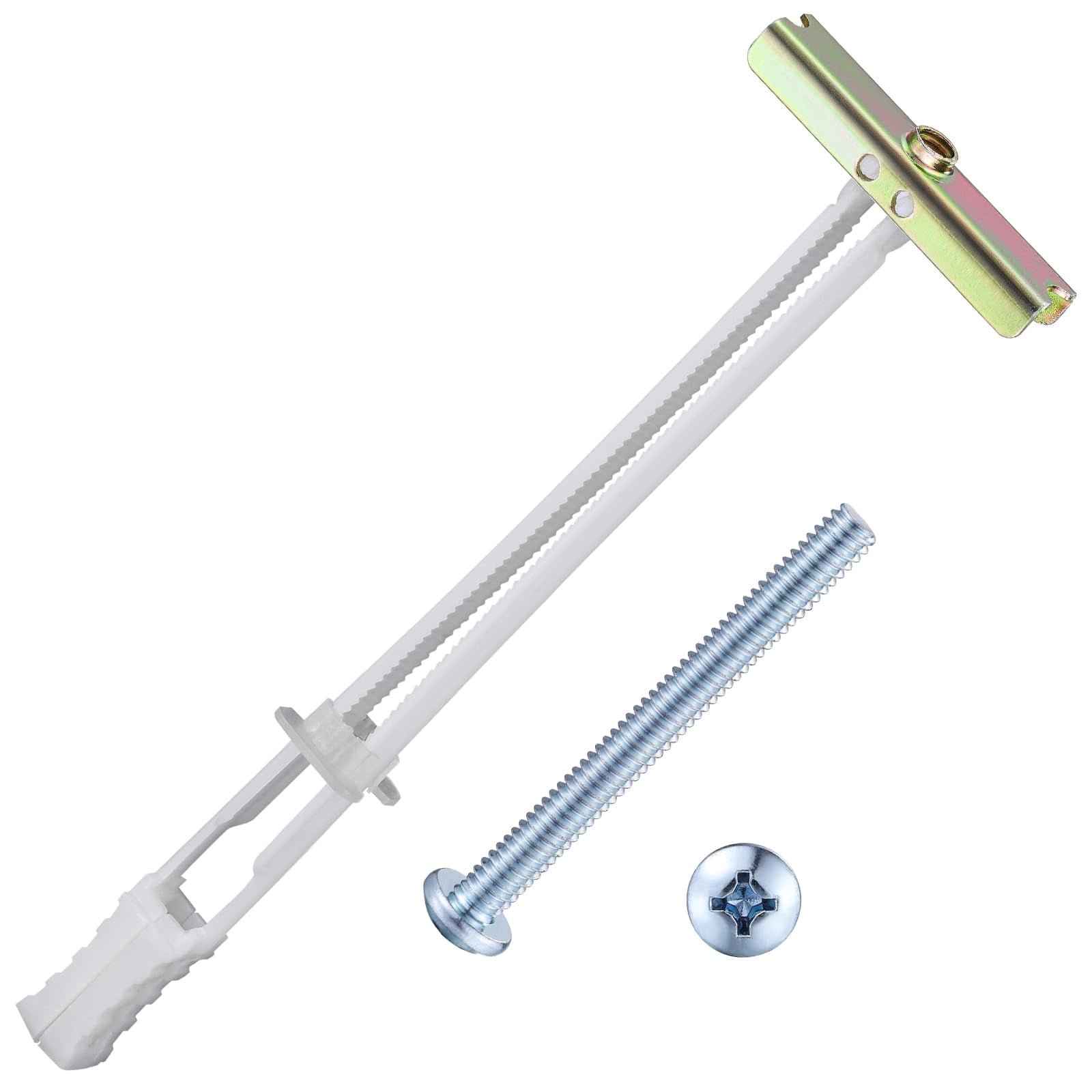 (20 pcs) Drywall Anchors 3/16-24, Bolt Anchor, Duty Hollow Wall Anchors