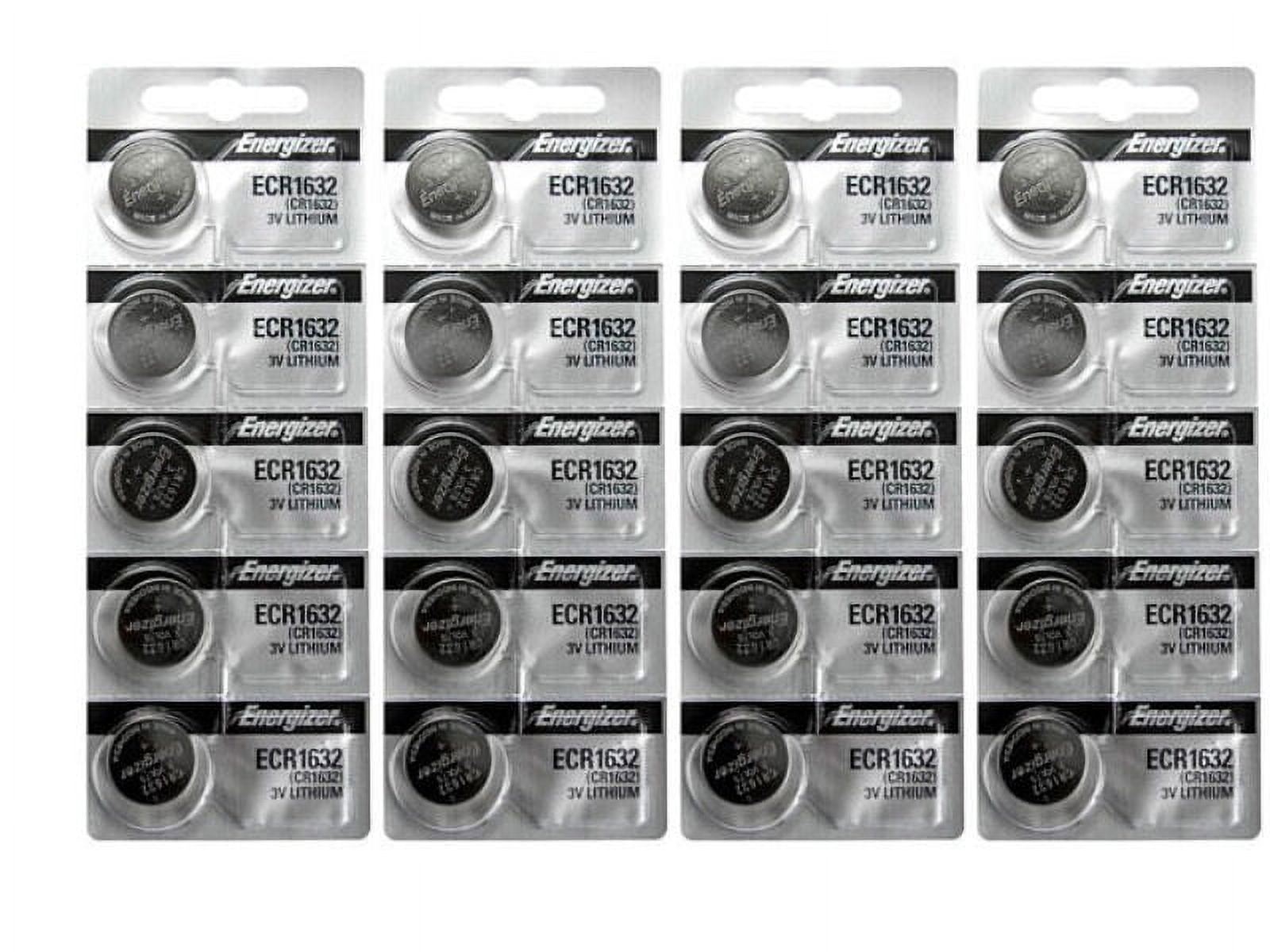 5 piles bouton CR1632 lithium 3 V Pile CR 1632 : : High-Tech